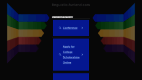 What Linguistic-funland.com website looks like in 2024 
