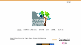 What Londonmodernquiltguildcanada.com website looks like in 2024 