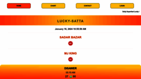 What Lucky-satta.com website looks like in 2024 