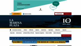 What Lamarinaplaza.com website looks like in 2024 
