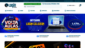 What Login.com.br website looks like in 2024 