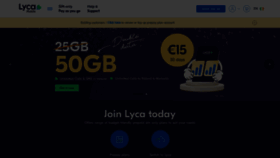 What Lycamobile.ie website looks like in 2024 