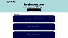 What Laceheaven.com website looks like in 2024 