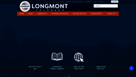 What Longmontcolorado.gov website looks like in 2024 