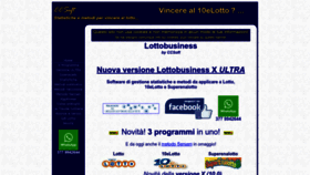 What Lottobusiness.it website looks like in 2024 