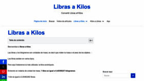 What Librasakilos.com website looks like in 2024 