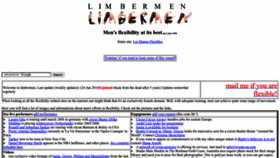 What Limbermen.com website looks like in 2024 
