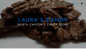 What Laurascandy.com website looks like in 2024 