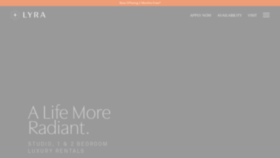 What Lyranyc.com website looks like in 2024 