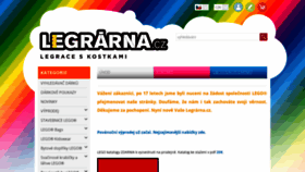 What Legrarna.cz website looks like in 2024 
