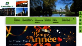 What Laversines.fr website looked like in 2024 (1 year ago)