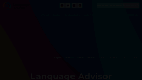 What Languageadvisor.net website looks like in 2024 
