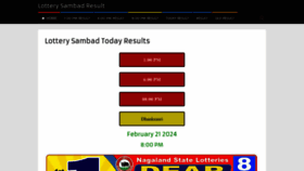 What Lotterysambadresult.in website looked like in 2024 (1 year ago)