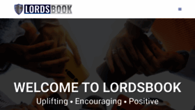 What Lordsbook.org website looks like in 2024 