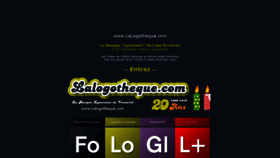What Lalogotheque.com website looks like in 2024 