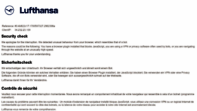What Lufthansa.com website looks like in 2024 