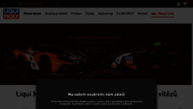 What Liqui-moly.cz website looked like in 2024 (1 year ago)