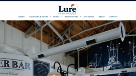 What Lurefishhouse.com website looks like in 2024 