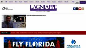 What Lagniappemobile.com website looks like in 2024 