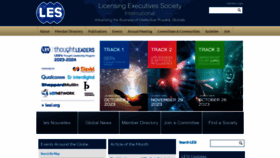 What Lesi.org website looks like in 2024 