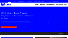 What Lipperfundawards.com website looks like in 2024 