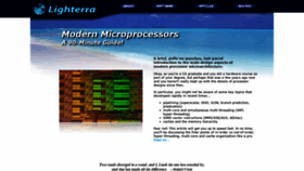 What Lighterra.com website looked like in 2024 (1 year ago)