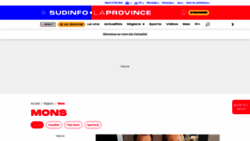 What Laprovince.be website looks like in 2024 