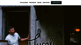 What Lucali.com website looks like in 2024 