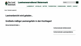 What Lawine-steiermark.at website looks like in 2024 