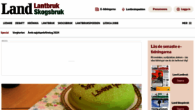 What Lantbruk.com website looks like in 2024 