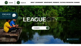 What Leaguecity.com website looks like in 2024 