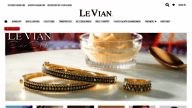 What Levian.com website looks like in 2024 