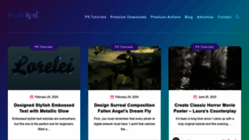 What Loreleiwebdesign.com website looks like in 2024 