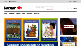 What Lernerbooks.com website looks like in 2024 