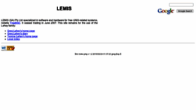 What Lemis.com website looks like in 2024 