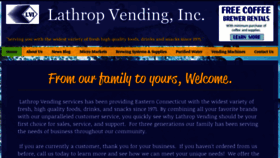 What Lathropvending.com website looks like in 2024 