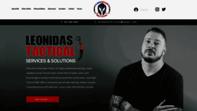 What Leonidastacticalss.com website looks like in 2024 