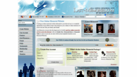 What Last-memories.com website looks like in 2024 
