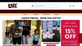 What Lazyone.com website looks like in 2024 
