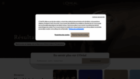 What Loreal.fr website looks like in 2024 