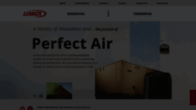 What Lennoxinternational.com website looked like in 2024 (1 year ago)