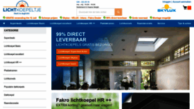 What Lichtkoepeltje.nl website looks like in 2024 