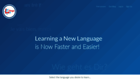 What L-lingo.com website looks like in 2024 