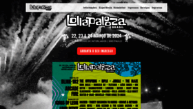 What Lollapaloozabr.com website looks like in 2024 