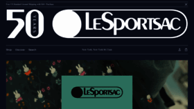 What Lesportsac.com website looks like in 2024 