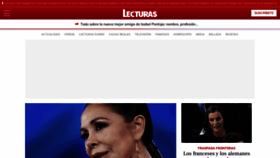 What Lecturas.com website looks like in 2024 