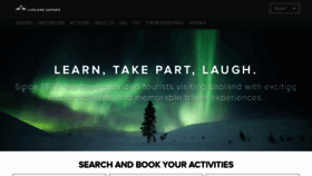 What Laplandsafaris.com website looks like in 2024 