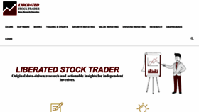What Liberatedstocktrader.com website looks like in 2024 