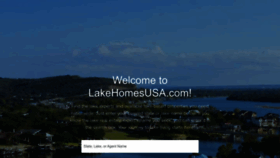 What Lakehomesusa.com website looks like in 2024 