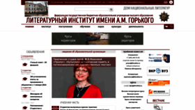 What Litinstitut.ru website looks like in 2024 